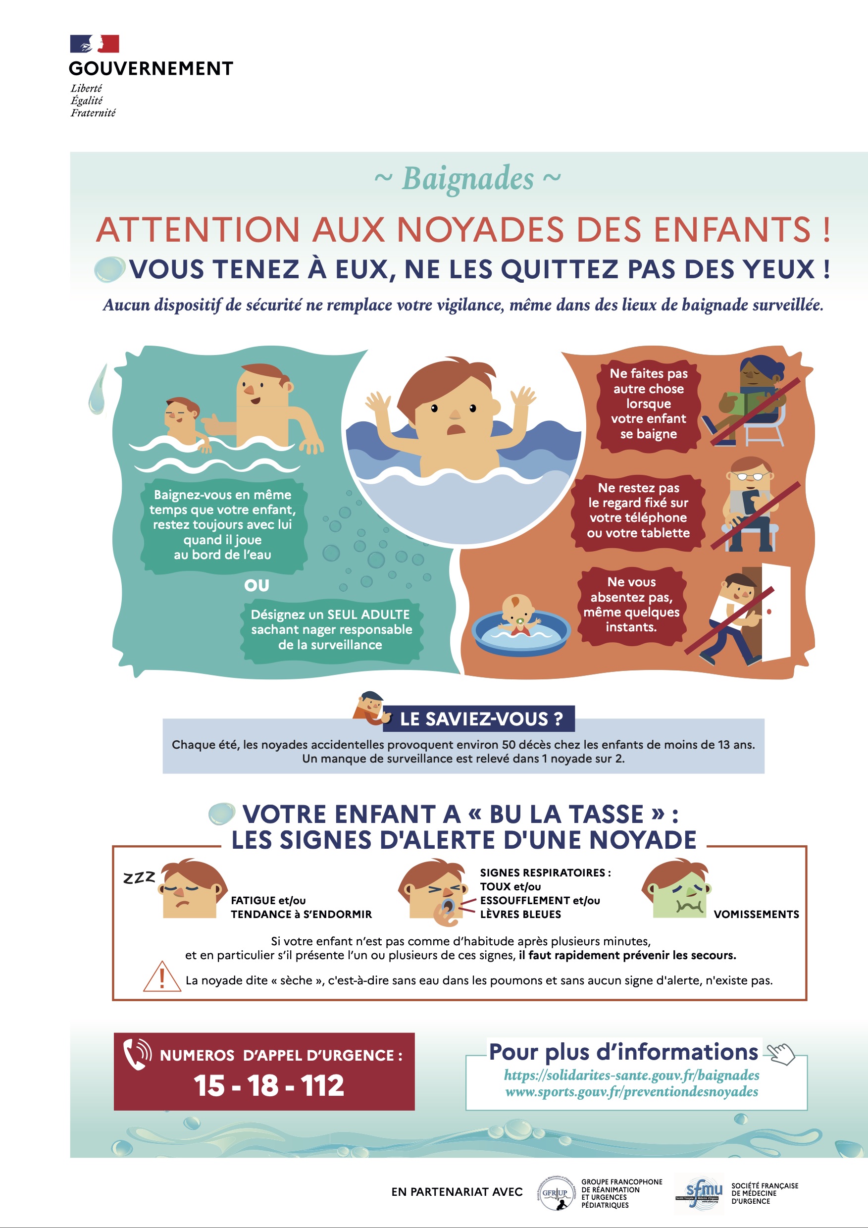 noyade enfants